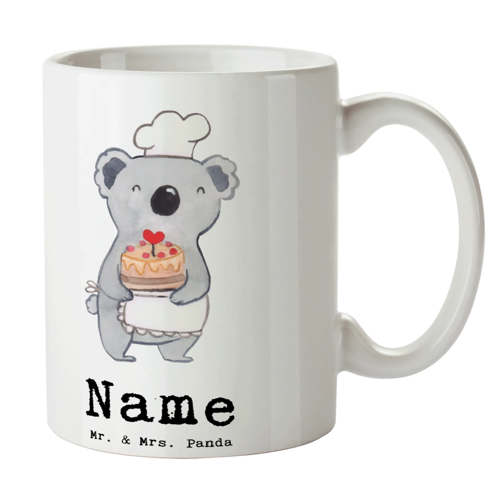 Personalisierte Tasse Konditor mit Herz Tasse mit Namen, Personalisierte Tasse, Drucken, Tasse, Namen, Personalisiert, Namenstasse, Wunschname, Geschenk, Schenken, Jubiläum, Danke, Dankeschön, Beruf, Ausbildung, Abschied, Rente, Kollege, Kollegin, Arbeitskollege, Mitarbeiter, Firma, Kuchenbäcker, Patissier, Bäcker, Konditor, Confiseur