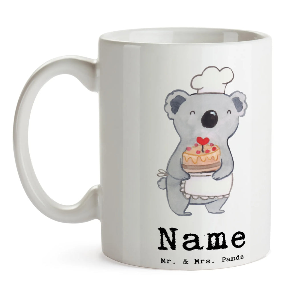 Personalisierte Tasse Konditor mit Herz Tasse mit Namen, Personalisierte Tasse, Drucken, Tasse, Namen, Personalisiert, Namenstasse, Wunschname, Geschenk, Schenken, Jubiläum, Danke, Dankeschön, Beruf, Ausbildung, Abschied, Rente, Kollege, Kollegin, Arbeitskollege, Mitarbeiter, Firma, Kuchenbäcker, Patissier, Bäcker, Konditor, Confiseur