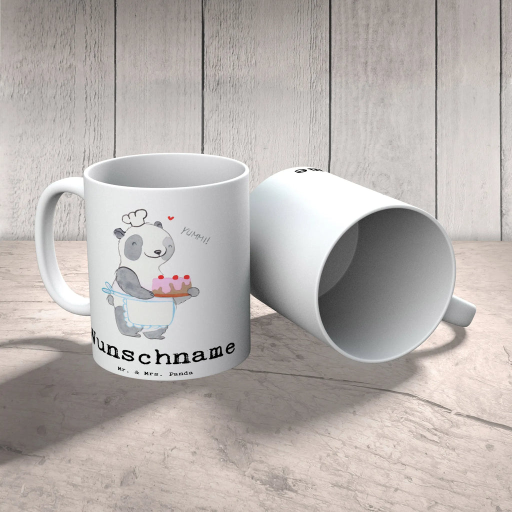 Personalised cup panda Bake Gift, sport, hobby, giving, thank you, award, profit, athlete, hobby baker, bake, bake cakes