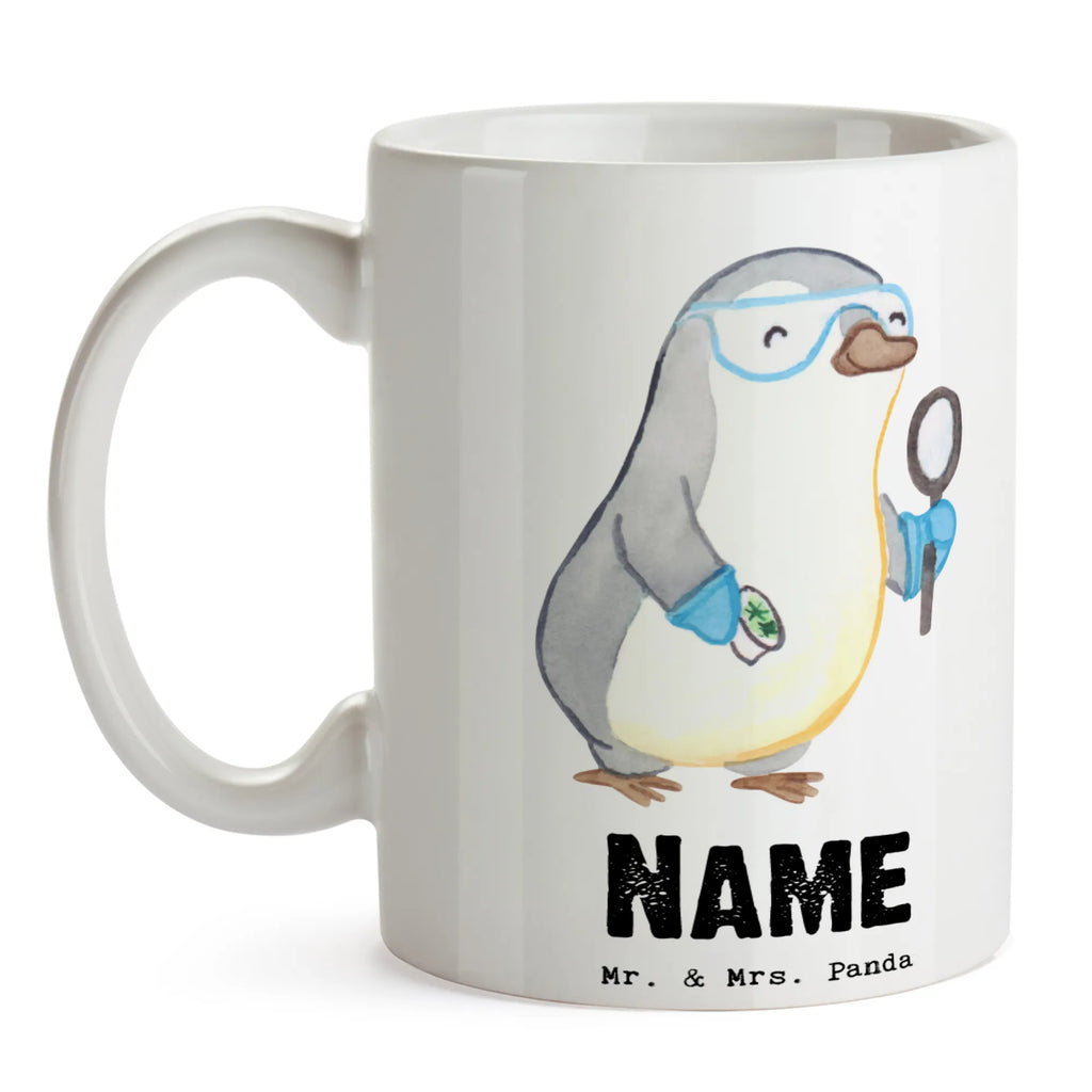 Personalisierte Tasse Mikrobiologe mit Herz Personalisiert, Namen, Wunschname, Tasse, Drucken, Tasse mit Namen, Namenstasse, Personalisierte Tasse, Beruf, Ausbildung, Jubiläum, Abschied, Rente, Kollege, Kollegin, Geschenk, Schenken, Arbeitskollege, Mitarbeiter, Firma, Danke, Dankeschön, Naturwissenschaftler, Labor, Forschung, Mikrobiologe