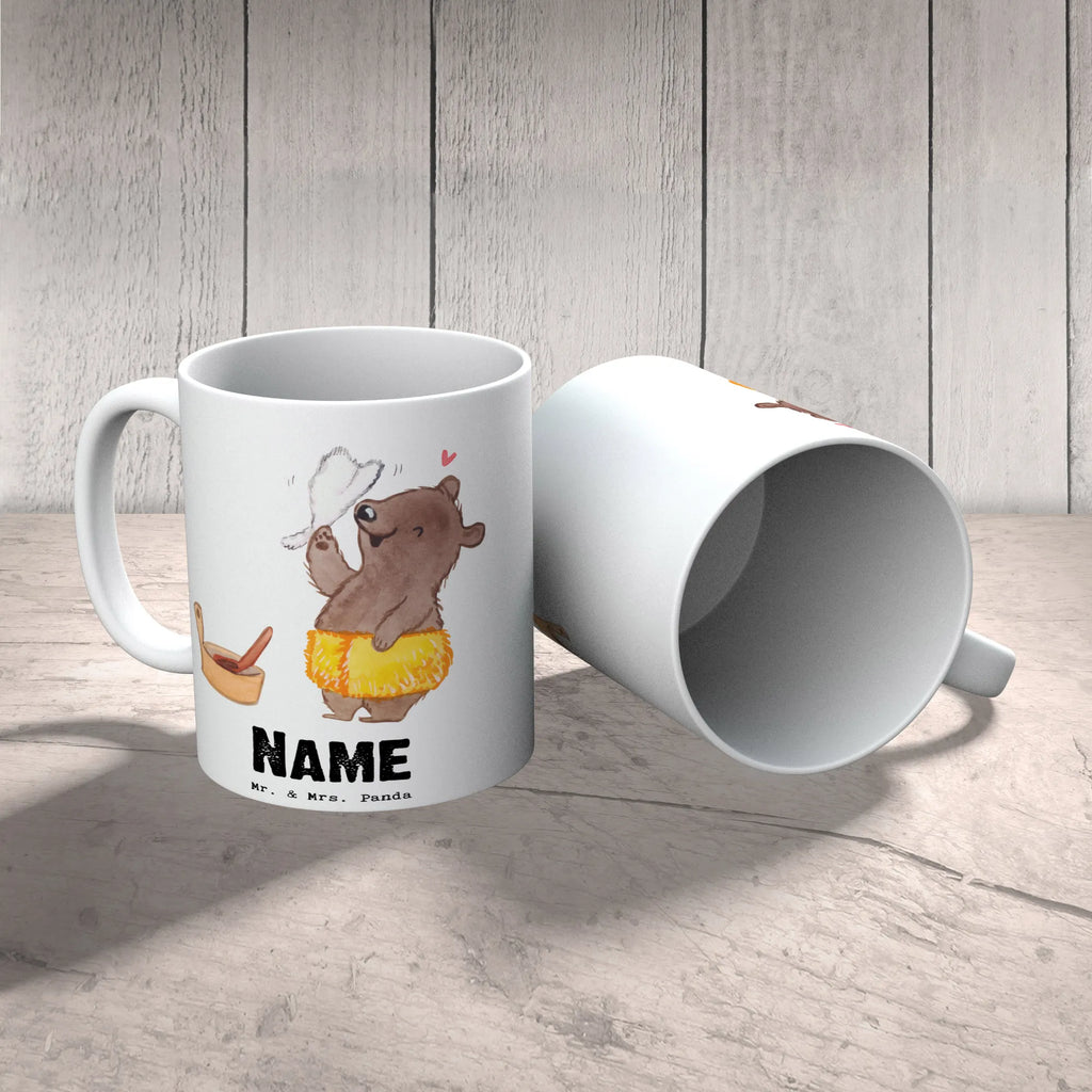 Personalisierte Tasse Saunameister mit Herz Namenstasse, Namen, Personalisiert, Wunschname, Tasse, Personalisierte Tasse, Drucken, Tasse mit Namen, Beruf, Ausbildung, Jubiläum, Abschied, Rente, Kollege, Kollegin, Geschenk, Schenken, Arbeitskollege, Mitarbeiter, Firma, Danke, Dankeschön
