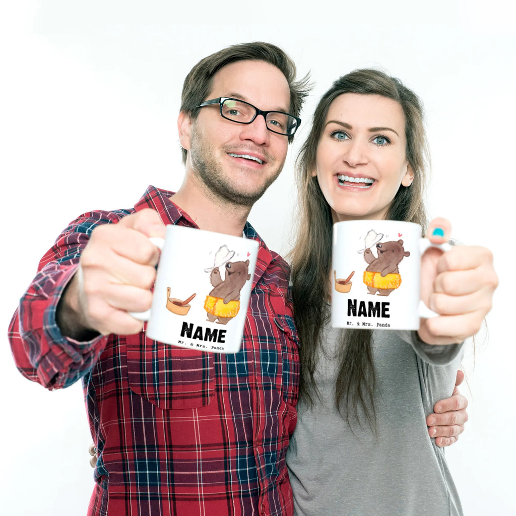 Personalisierte Tasse Saunameister mit Herz Namenstasse, Namen, Personalisiert, Wunschname, Tasse, Personalisierte Tasse, Drucken, Tasse mit Namen, Beruf, Ausbildung, Jubiläum, Abschied, Rente, Kollege, Kollegin, Geschenk, Schenken, Arbeitskollege, Mitarbeiter, Firma, Danke, Dankeschön