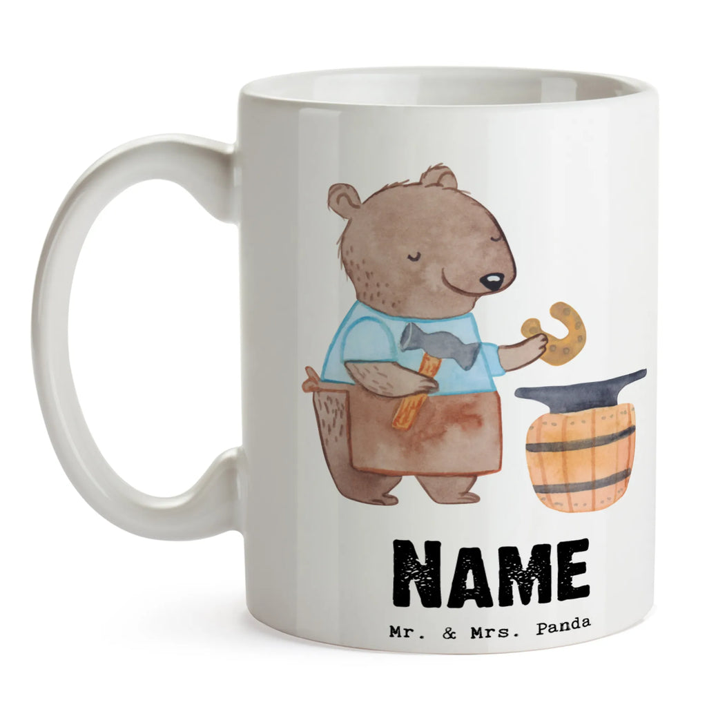 Personalisierte Tasse Schmied mit Herz Personalisierte Tasse, Drucken, Namen, Tasse, Namenstasse, Wunschname, Personalisiert, Tasse mit Namen, Beruf, Ausbildung, Jubiläum, Abschied, Rente, Kollege, Kollegin, Geschenk, Schenken, Arbeitskollege, Mitarbeiter, Firma, Danke, Dankeschön