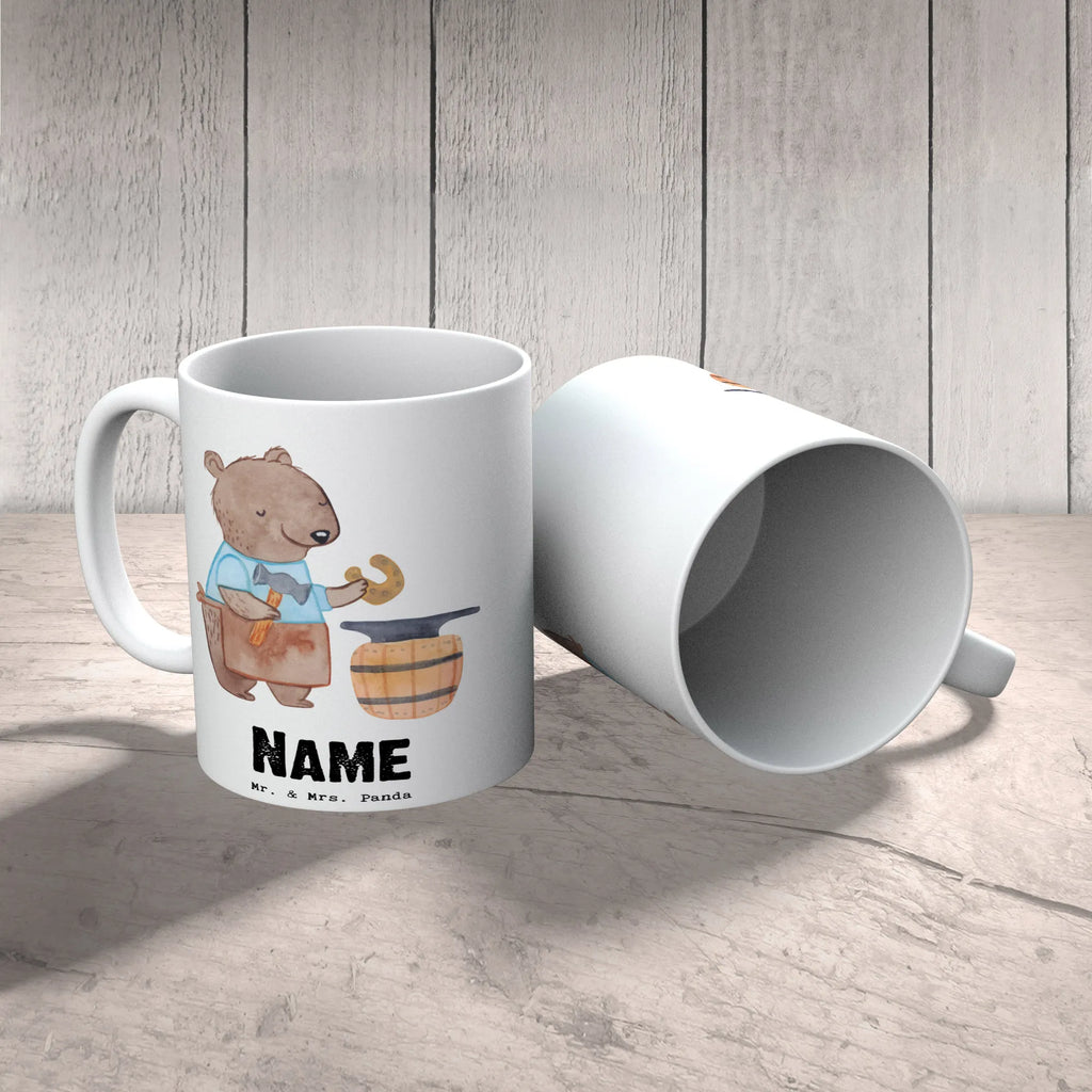 Personalisierte Tasse Schmied mit Herz Personalisierte Tasse, Drucken, Namen, Tasse, Namenstasse, Wunschname, Personalisiert, Tasse mit Namen, Beruf, Ausbildung, Jubiläum, Abschied, Rente, Kollege, Kollegin, Geschenk, Schenken, Arbeitskollege, Mitarbeiter, Firma, Danke, Dankeschön