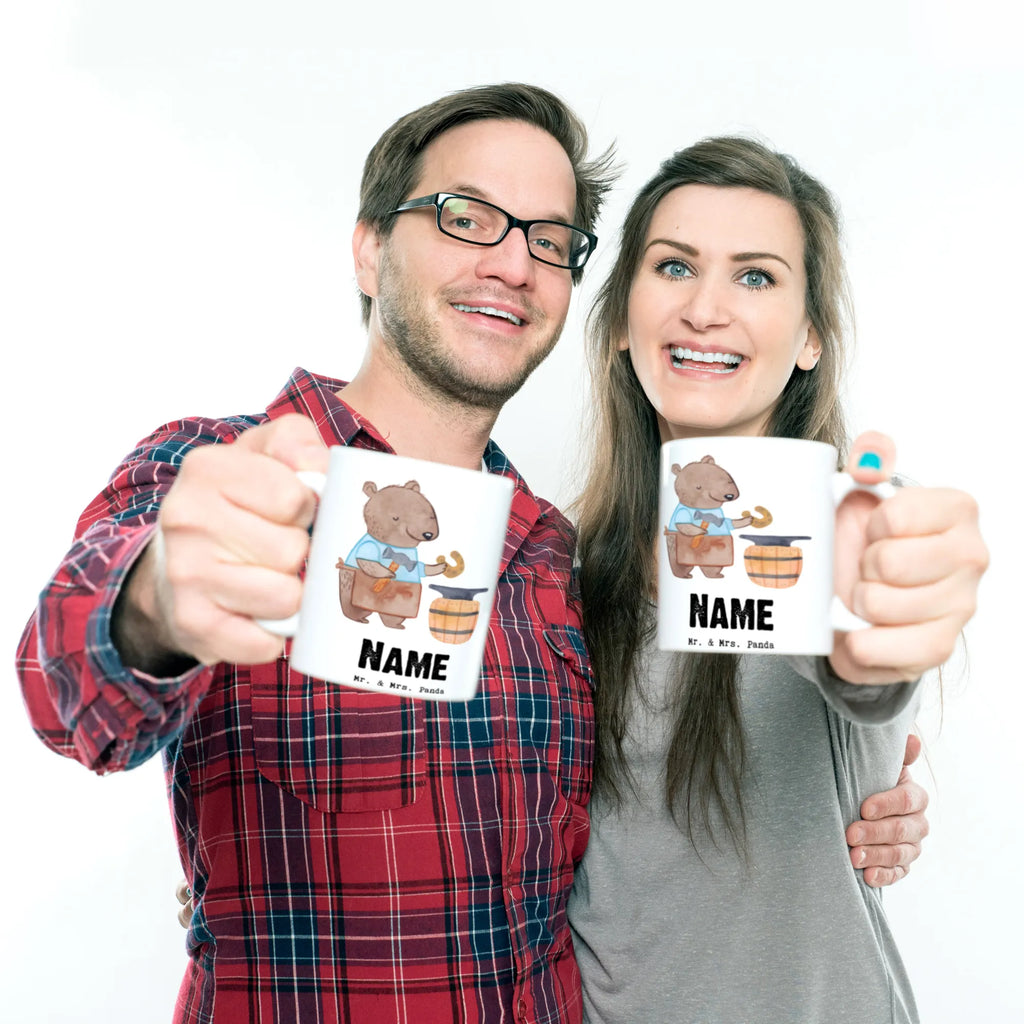 Personalisierte Tasse Schmied mit Herz Personalisierte Tasse, Drucken, Namen, Tasse, Namenstasse, Wunschname, Personalisiert, Tasse mit Namen, Beruf, Ausbildung, Jubiläum, Abschied, Rente, Kollege, Kollegin, Geschenk, Schenken, Arbeitskollege, Mitarbeiter, Firma, Danke, Dankeschön