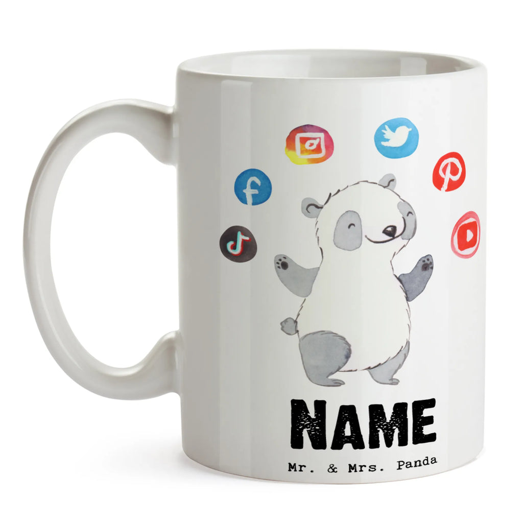 Personalisierte Tasse Social Media Manager mit Herz Wunschname, Tasse mit Namen, Namen, Personalisierte Tasse, Drucken, Tasse, Personalisiert, Namenstasse, Geschenk, Schenken, Jubiläum, Danke, Dankeschön, Beruf, Ausbildung, Abschied, Rente, Kollege, Kollegin, Arbeitskollege, Mitarbeiter, Firma