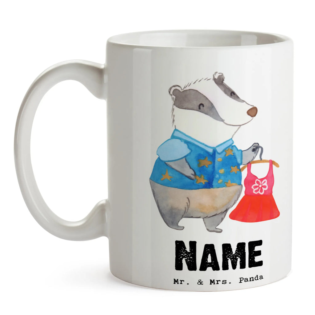 Personalisierte Tasse Modedesignerin mit Herz Drucken, Tasse, Personalisiert, Personalisierte Tasse, Namen, Namenstasse, Tasse mit Namen, Wunschname, Beruf, Ausbildung, Jubiläum, Abschied, Rente, Kollege, Kollegin, Geschenk, Schenken, Arbeitskollege, Mitarbeiter, Firma, Danke, Dankeschön, Fashion Designerin, Modeschöpferin, Modedesignerin