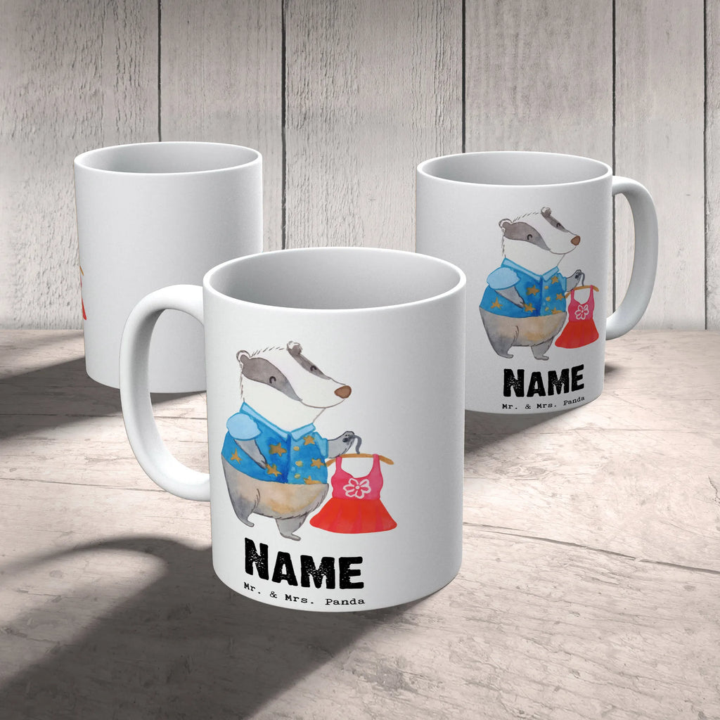 Personalisierte Tasse Modedesignerin mit Herz Drucken, Tasse, Personalisiert, Personalisierte Tasse, Namen, Namenstasse, Tasse mit Namen, Wunschname, Beruf, Ausbildung, Jubiläum, Abschied, Rente, Kollege, Kollegin, Geschenk, Schenken, Arbeitskollege, Mitarbeiter, Firma, Danke, Dankeschön, Fashion Designerin, Modeschöpferin, Modedesignerin