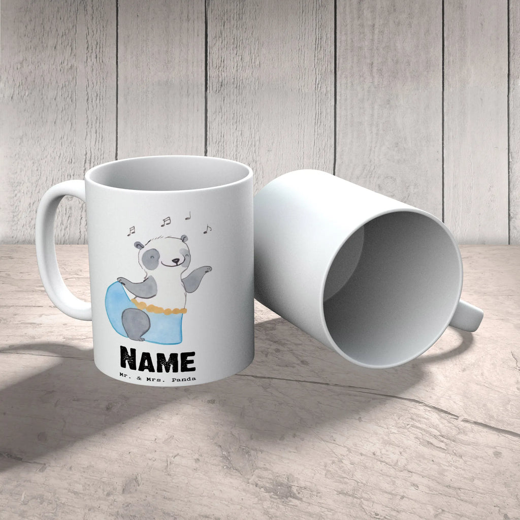 Personalisierte Tasse Panda Bauchtanz Wunschname, Personalisierte Tasse, Tasse, Drucken, Namenstasse, Namen, Personalisiert, Tasse mit Namen, Geschenk, Sport, Sportart, Hobby, Schenken, Danke, Dankeschön, Auszeichnung, Gewinn, Sportler, Bauchtanz, orientalischer Tanz, Tanzen