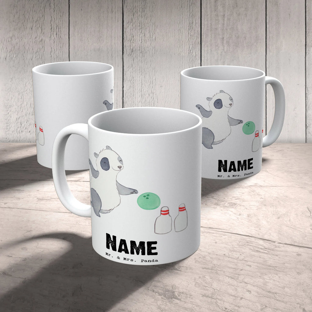 Personalisierte Tasse Panda Bowling Drucken, Namen, Wunschname, Personalisierte Tasse, Tasse mit Namen, Personalisiert, Tasse, Namenstasse, Geschenk, Sport, Sportart, Hobby, Schenken, Danke, Dankeschön, Auszeichnung, Gewinn, Sportler, Bowlingausflug, Kegelausflug, Bowling Center, Bowling, Bowlingparty, Bowlingbahn, Kegelbahn, Bowlen gehen