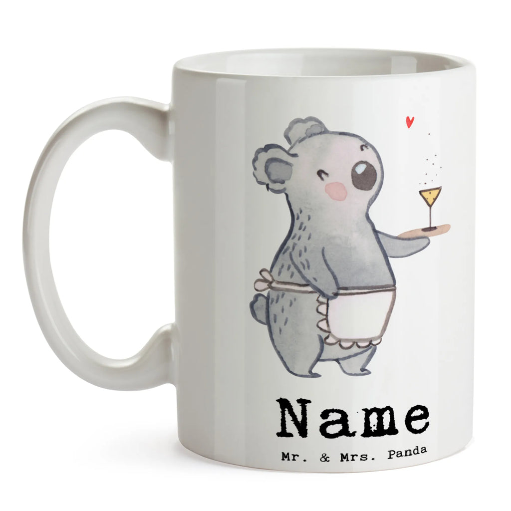 Personalisierte Tasse Kellnerin mit Herz Namenstasse, Personalisierte Tasse, Namen, Drucken, Tasse mit Namen, Tasse, Personalisiert, Wunschname, Beruf, Ausbildung, Jubiläum, Abschied, Rente, Kollege, Kollegin, Geschenk, Schenken, Arbeitskollege, Mitarbeiter, Firma, Danke, Dankeschön, Kellnerin, Restaurant, Servicekraft