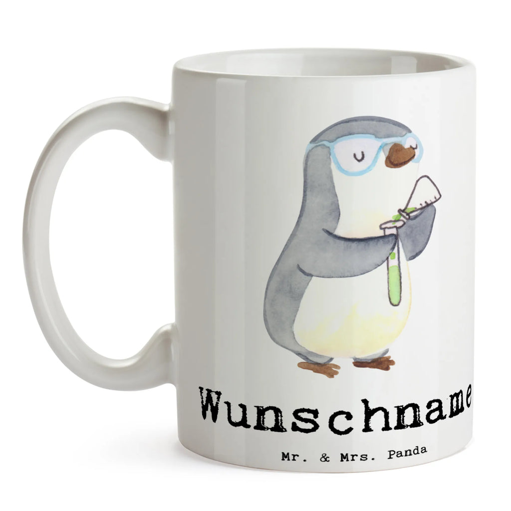 Personalisierte Tasse Chemiker mit Herz Namenstasse, Namen, Tasse mit Namen, Tasse, Personalisiert, Wunschname, Drucken, Personalisierte Tasse, Geschenk, Schenken, Jubiläum, Danke, Dankeschön, Beruf, Ausbildung, Abschied, Rente, Kollege, Kollegin, Arbeitskollege, Mitarbeiter, Firma, Forschung, Studium, Wissenschaftler, Chemiker, Chemielaborant, Labor, Naturwissenschaftler