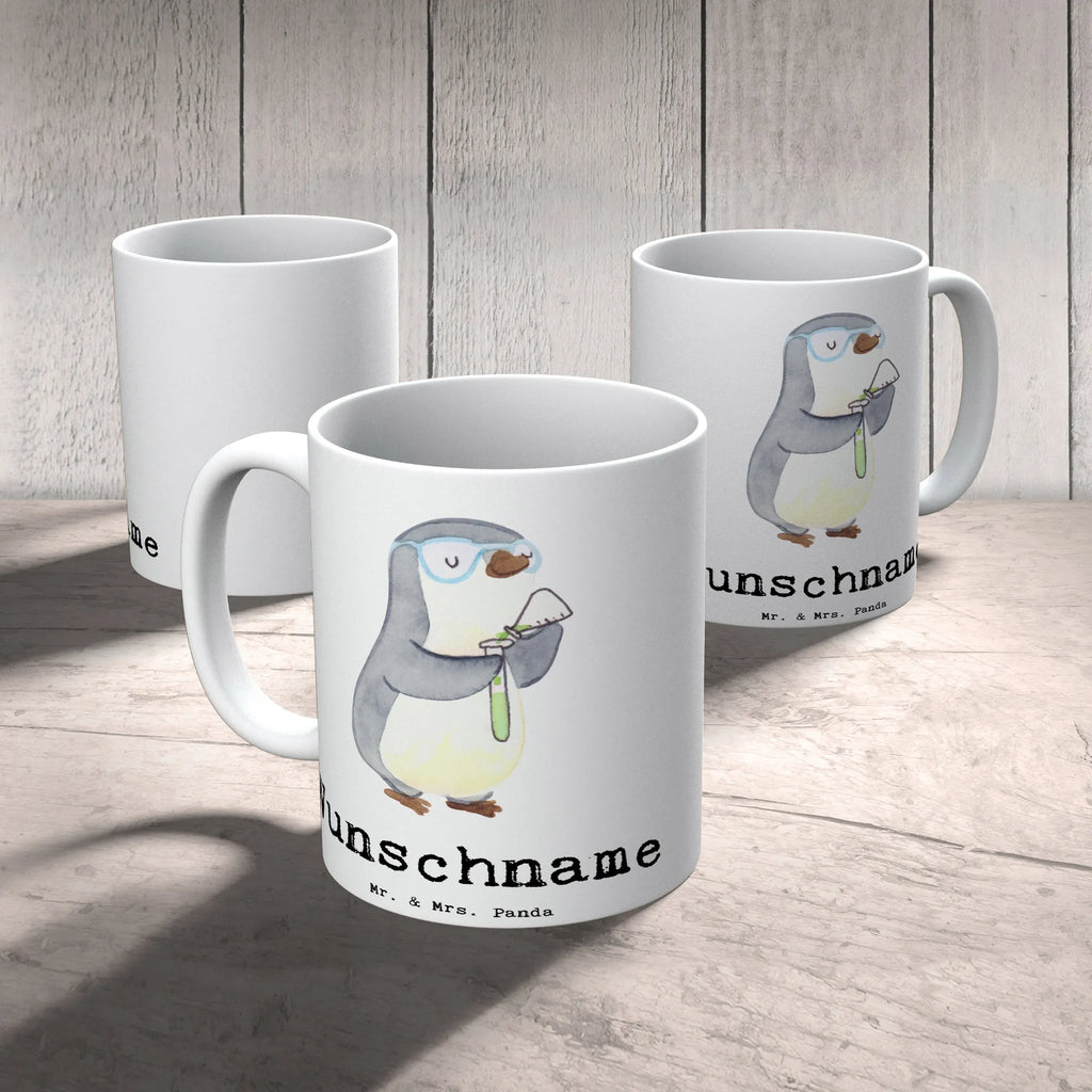 Personalisierte Tasse Chemiker mit Herz Namenstasse, Namen, Tasse mit Namen, Tasse, Personalisiert, Wunschname, Drucken, Personalisierte Tasse, Geschenk, Schenken, Jubiläum, Danke, Dankeschön, Beruf, Ausbildung, Abschied, Rente, Kollege, Kollegin, Arbeitskollege, Mitarbeiter, Firma, Forschung, Studium, Wissenschaftler, Chemiker, Chemielaborant, Labor, Naturwissenschaftler