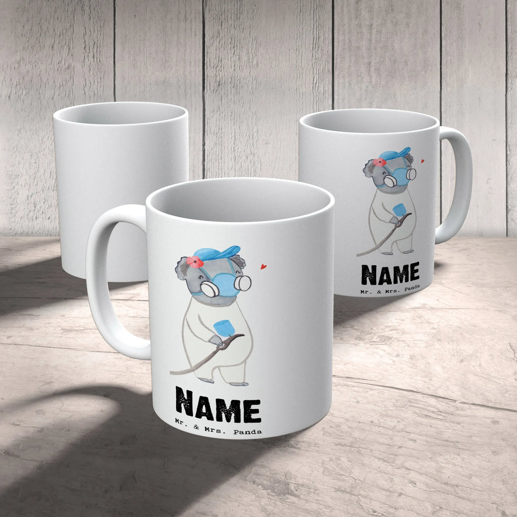 Personalisierte Tasse Lackiererin mit Herz Namen, Tasse, Personalisiert, Namenstasse, Tasse mit Namen, Drucken, Personalisierte Tasse, Wunschname, Beruf, Ausbildung, Jubiläum, Abschied, Rente, Kollege, Kollegin, Geschenk, Schenken, Arbeitskollege, Mitarbeiter, Firma, Danke, Dankeschön, Werkstatt Lackiererin, Gesellenprüfung, Lackiererin, Lackierermeisterin