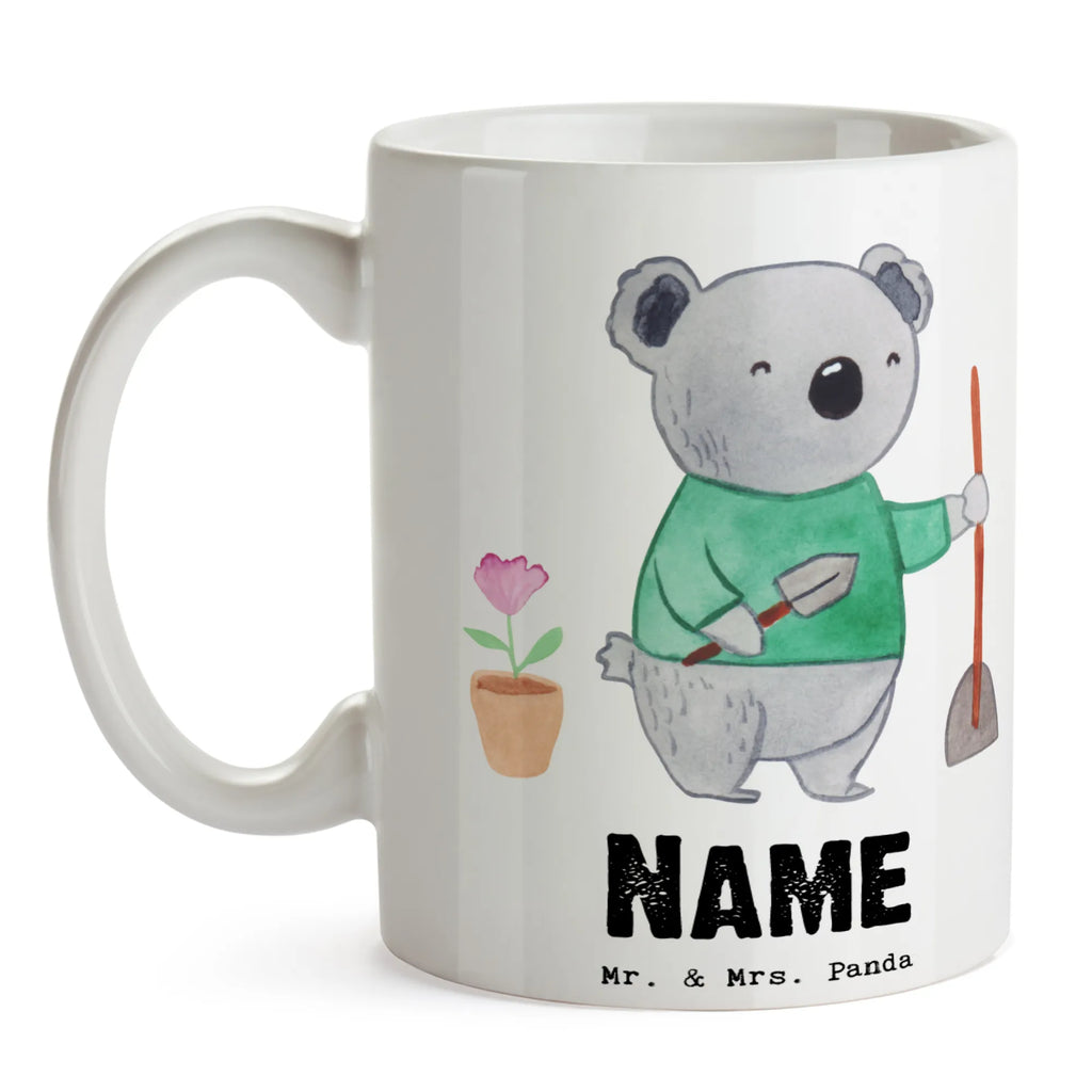 Personalisierte Tasse Garten- und Landschaftsbauerin mit Herz Personalisiert, Tasse, Drucken, Tasse mit Namen, Wunschname, Namenstasse, Personalisierte Tasse, Namen, Geschenk, Schenken, Jubiläum, Danke, Dankeschön, Beruf, Ausbildung, Abschied, Rente, Kollege, Kollegin, Arbeitskollege, Mitarbeiter, Firma, Gärtnerei, Gartenbau, Gärtnerin, Hobbygärtnerin, Gartenplaner, Garten- und Landschaftsbauerin