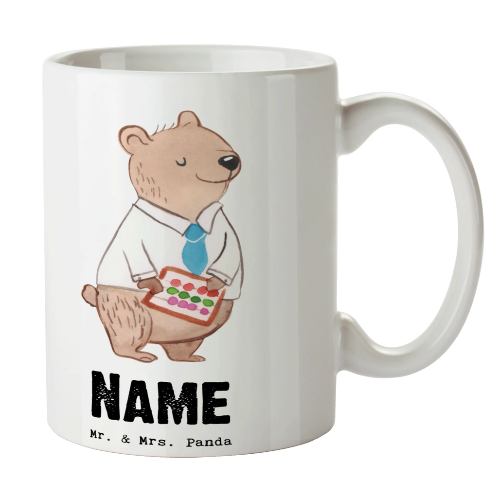 Personalisierte Tasse Bankfachmann mit Herz Tasse, Drucken, Wunschname, Personalisierte Tasse, Personalisiert, Namen, Tasse mit Namen, Namenstasse, Geschenk, Schenken, Jubiläum, Danke, Dankeschön, Beruf, Ausbildung, Abschied, Rente, Kollege, Kollegin, Arbeitskollege, Mitarbeiter, Firma, Bankberater, Bankfachmann, Bänker, Bankangestellter