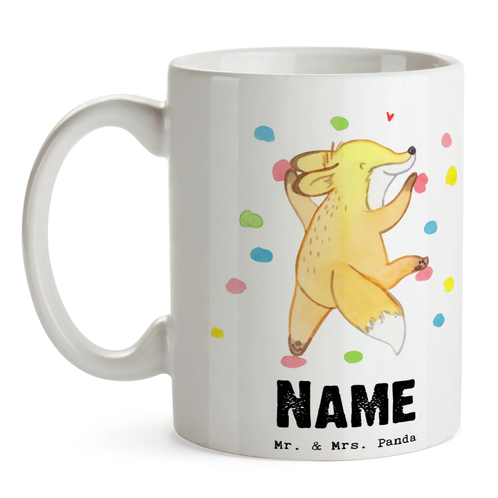 Personalisierte Tasse Fuchs Bouldern Personalisiert, Namenstasse, Personalisierte Tasse, Tasse mit Namen, Drucken, Namen, Tasse, Wunschname, Geschenk, Sport, Sportart, Hobby, Schenken, Danke, Dankeschön, Auszeichnung, Gewinn, Sportler, bouldern, Boulderhalle, Kletterhalle, Klettern