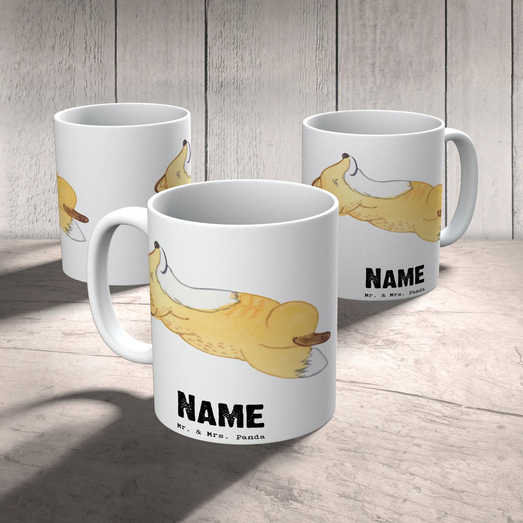 Personalised cup Fox crunches Gift, sport, hobby, giving, thank you, award, profit, athlete, crunches, Crunches, fitness, gym