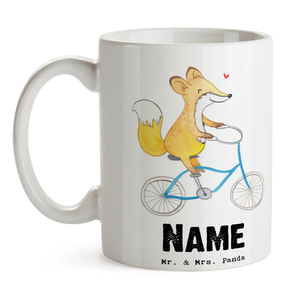 Personalised cup Fox cycle Gift, sport, hobby, giving, thank you, award, profit, athlete, mountain biking, trekking, cycling, Biking