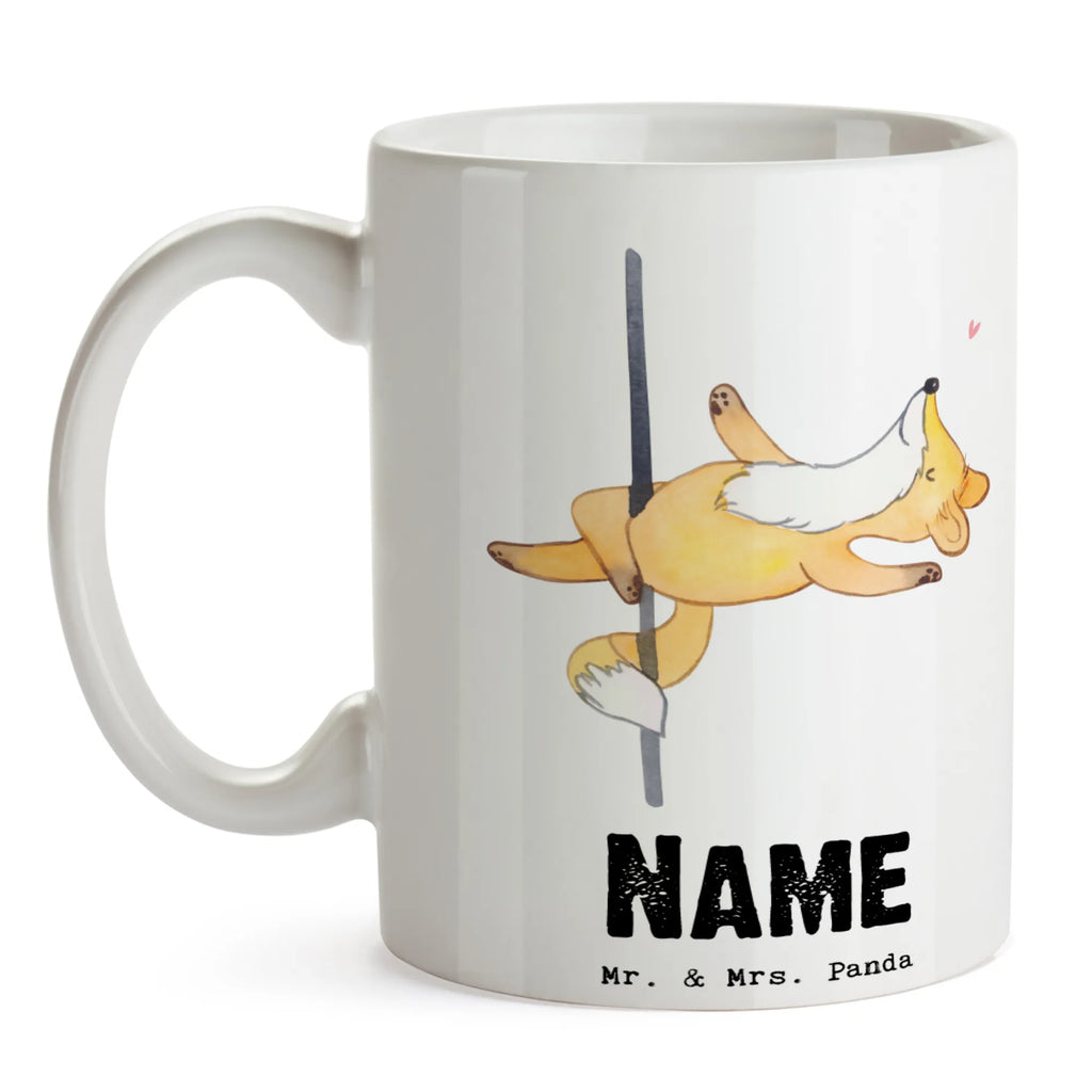 Spersonalizowany kubek lis Pole dance Prezent, Sport, Dyscyplina sportowa, Hobby, Darować, Dziękuję, Dzięki, Wyróżnienie, Wygrana, Sportowiec