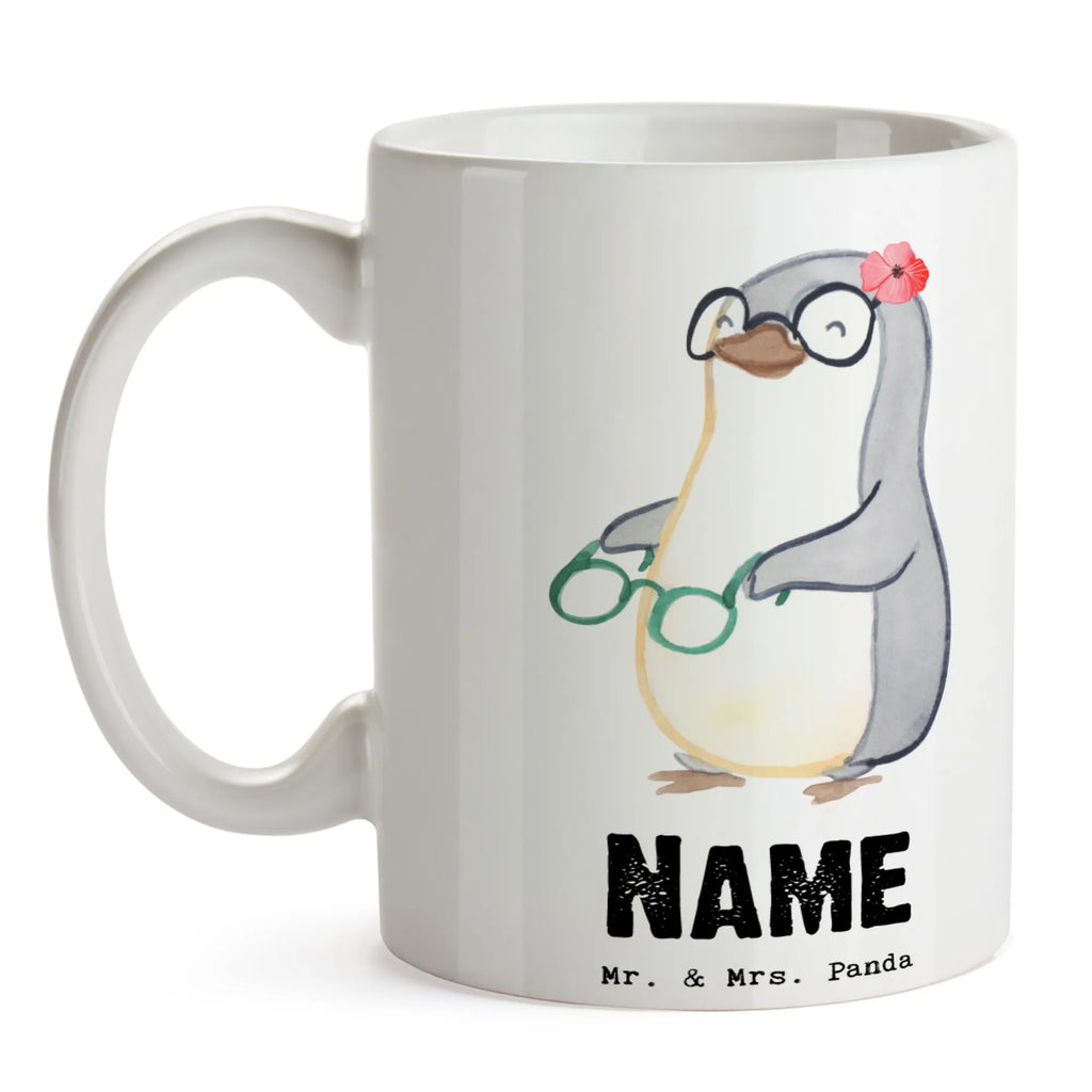 Personalisierte Tasse Augenoptikerin mit Herz Personalisierte Tasse, Namenstasse, Wunschname, Namen, Tasse mit Namen, Drucken, Tasse, Personalisiert, Beruf, Ausbildung, Jubiläum, Abschied, Rente, Kollege, Kollegin, Geschenk, Schenken, Arbeitskollege, Mitarbeiter, Firma, Danke, Dankeschön, Augenoptikerin, Optikerin, Augenärztin, Brillengeschäft, Eröffnung, Brillenverkäuferin, Optometristin