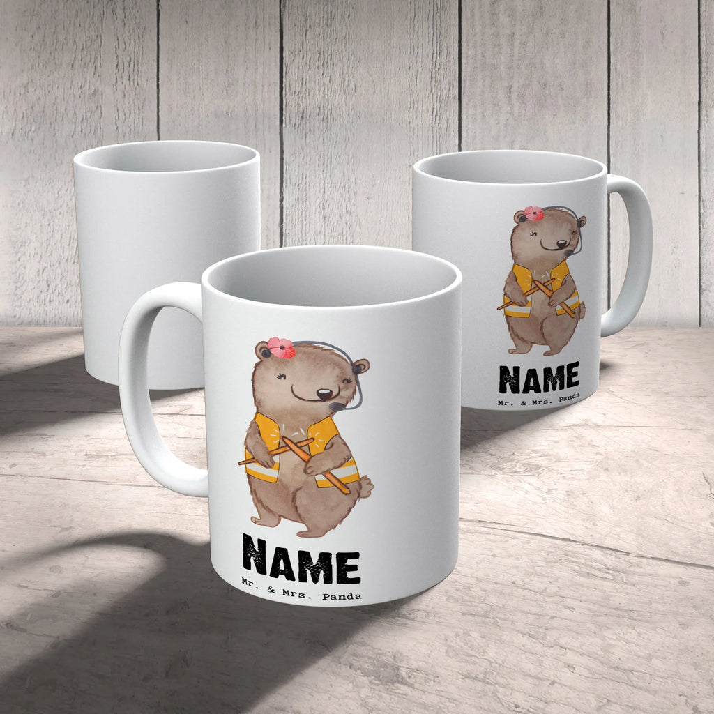 Personalisierte Tasse Flugbegleiterin mit Herz Personalisiert, Namenstasse, Tasse mit Namen, Tasse, Personalisierte Tasse, Namen, Wunschname, Drucken, Beruf, Ausbildung, Jubiläum, Abschied, Rente, Kollege, Kollegin, Geschenk, Schenken, Arbeitskollege, Mitarbeiter, Firma, Danke, Dankeschön, Flugstewardess, Stewardess, Flugbegleiterin, Flight-Attendant
