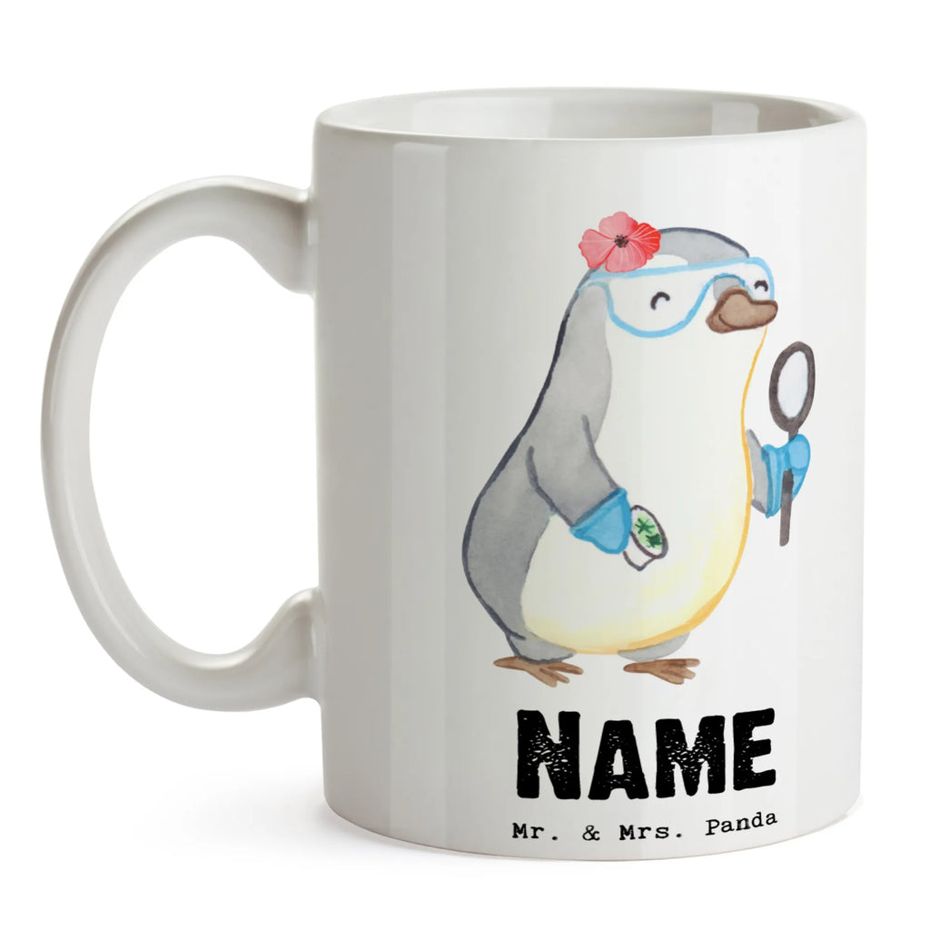 Personalisierte Tasse Mikrobiologin mit Herz Personalisiert, Tasse, Drucken, Wunschname, Personalisierte Tasse, Namen, Namenstasse, Tasse mit Namen, Beruf, Ausbildung, Jubiläum, Abschied, Rente, Kollege, Kollegin, Geschenk, Schenken, Arbeitskollege, Mitarbeiter, Firma, Danke, Dankeschön, Naturwissenschaftlerin, Forschung, Labor, Mikrobiologin