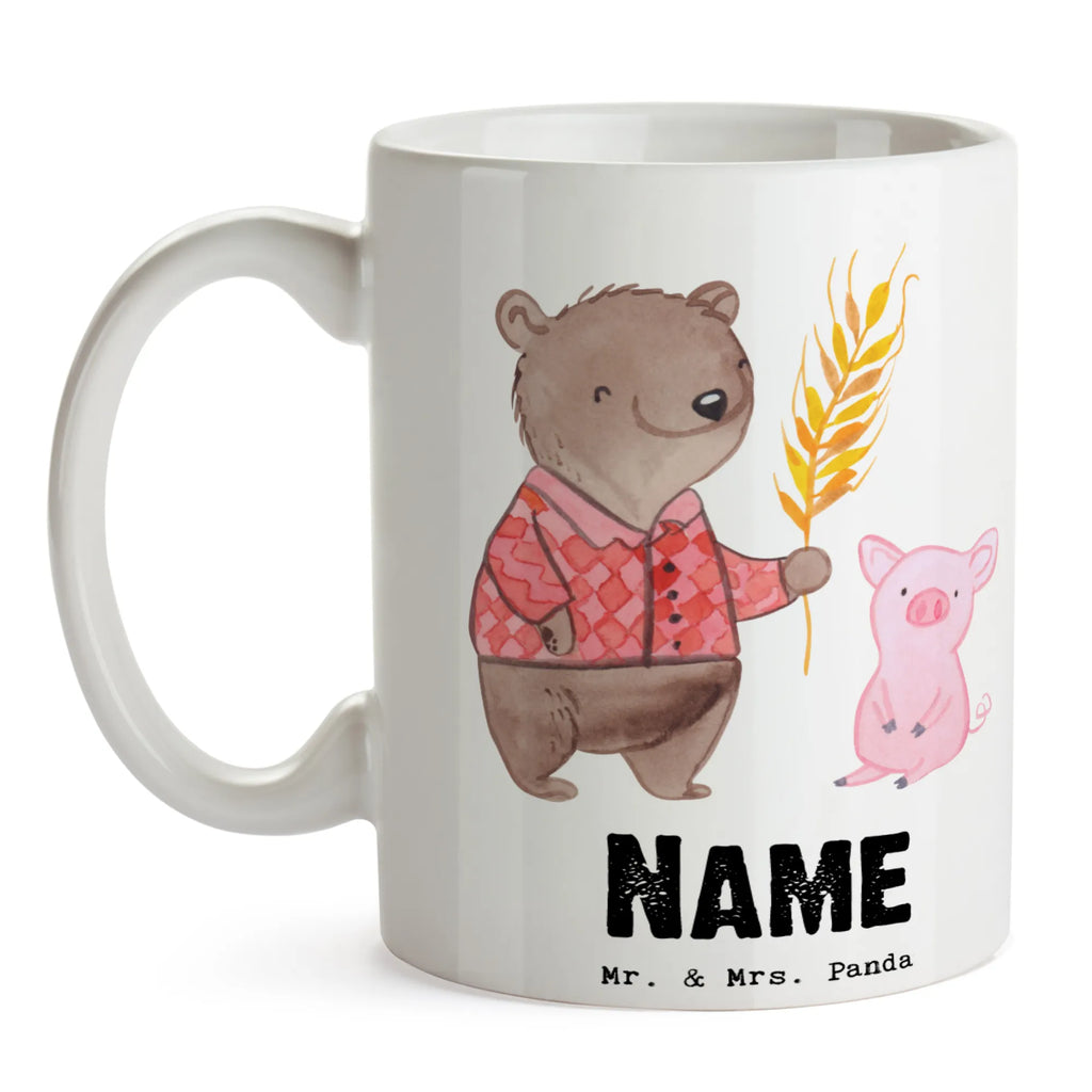 Personalised cup Farmer heart gift, gift idea, best, farewell gift, passing exam, anniversary, retirement, promotion, job start, sayings, funny, profession