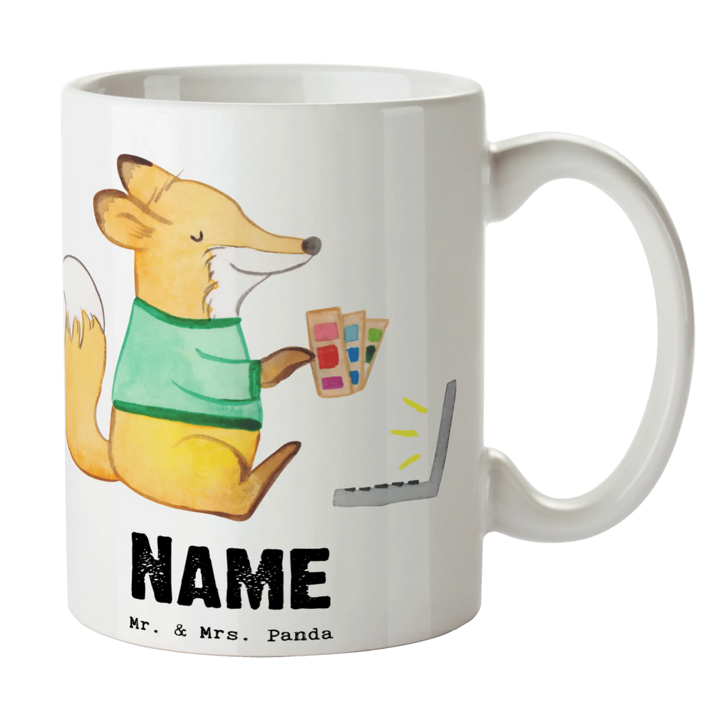 Personalised cup Media Designer heart gift, gift idea, best, farewell gift, passing exam, anniversary, retirement, promotion, job start, sayings, funny, profession