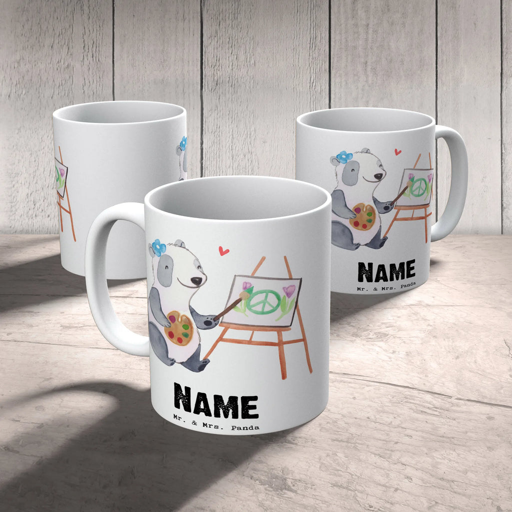 Personalisierte Tasse Gestalterinnen für visuelles Marketing mit Herz Wunschname, Tasse, Personalisiert, Personalisierte Tasse, Drucken, Namenstasse, Namen, Tasse mit Namen, Beruf, Ausbildung, Jubiläum, Abschied, Rente, Kollege, Kollegin, Geschenk, Schenken, Arbeitskollege, Mitarbeiter, Firma, Danke, Dankeschön