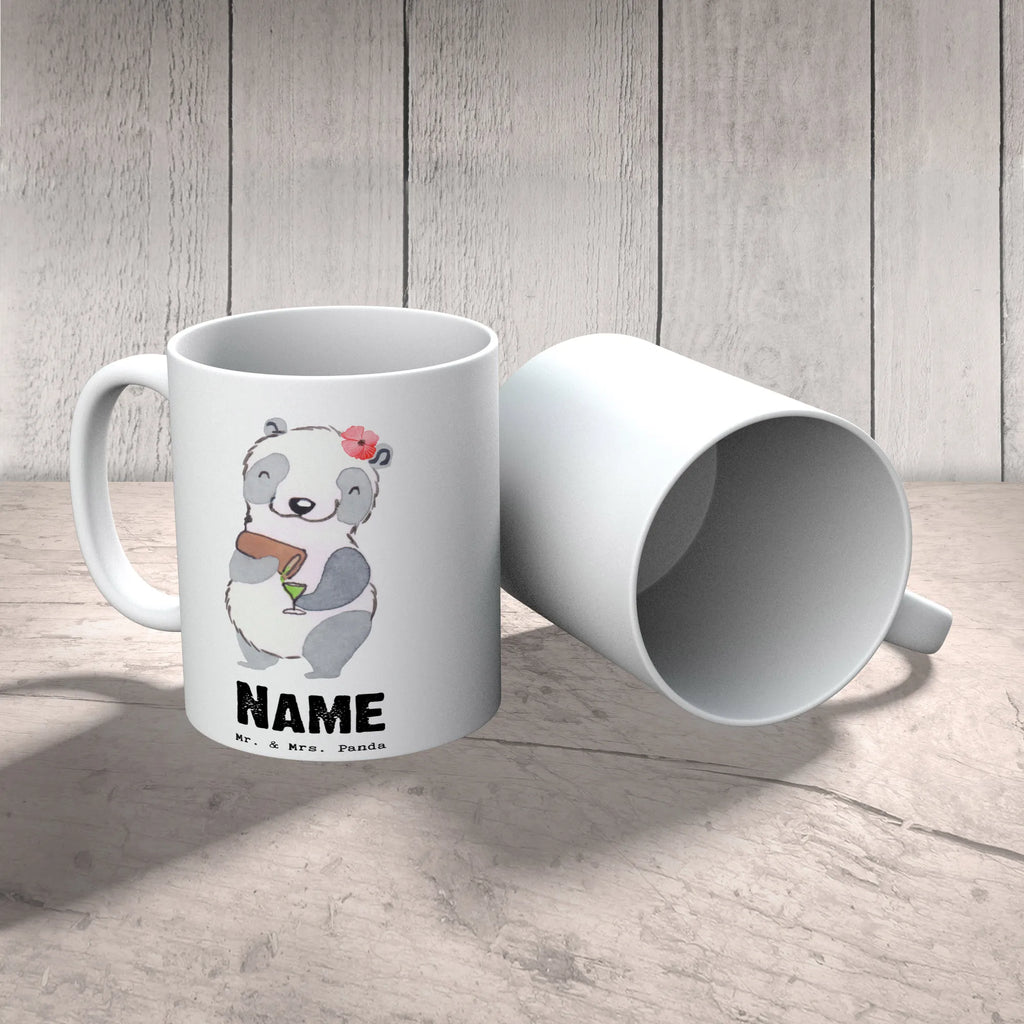 Personalisierte Tasse Barkeeperin mit Herz Tasse, Personalisierte Tasse, Personalisiert, Wunschname, Drucken, Tasse mit Namen, Namen, Namenstasse, Beruf, Ausbildung, Jubiläum, Abschied, Rente, Kollege, Kollegin, Geschenk, Schenken, Arbeitskollege, Mitarbeiter, Firma, Danke, Dankeschön, Bartender, Barbesitzerin, Barfrau, Kurs, Barkeeperin