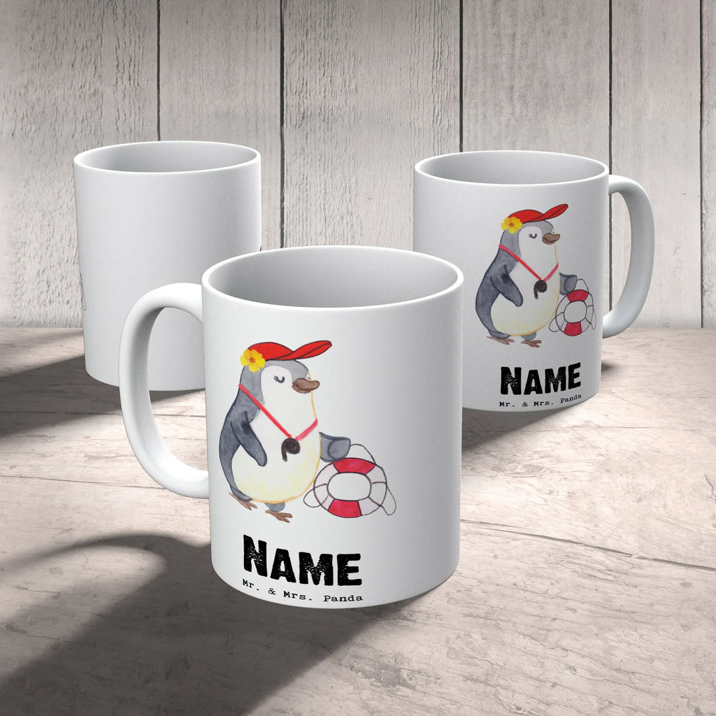 Personalisierte Tasse Bademeisterin mit Herz Namen, Tasse, Namenstasse, Tasse mit Namen, Drucken, Personalisiert, Wunschname, Personalisierte Tasse, Beruf, Ausbildung, Jubiläum, Abschied, Rente, Kollege, Kollegin, Geschenk, Schenken, Arbeitskollege, Mitarbeiter, Firma, Danke, Dankeschön, Schwimmverein, Badeanstalt, Freibad, Rettungsschwimmerin, Schwimmschule, Schwimmbad, Schwimmmeisterin, Bademeisterin