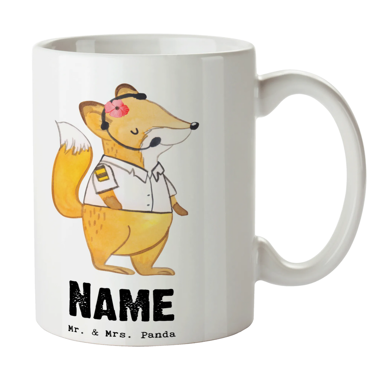 Spersonalizowany kubek Pilotka serce Zawód, Wykształcenie, Jubileusz, Pożegnanie, Emerytura, Kolega, Koleżanka, Prezent, Dawać, Pracownik, Współpracownik, Firma, Dziękuję, Dziękuję bardzo