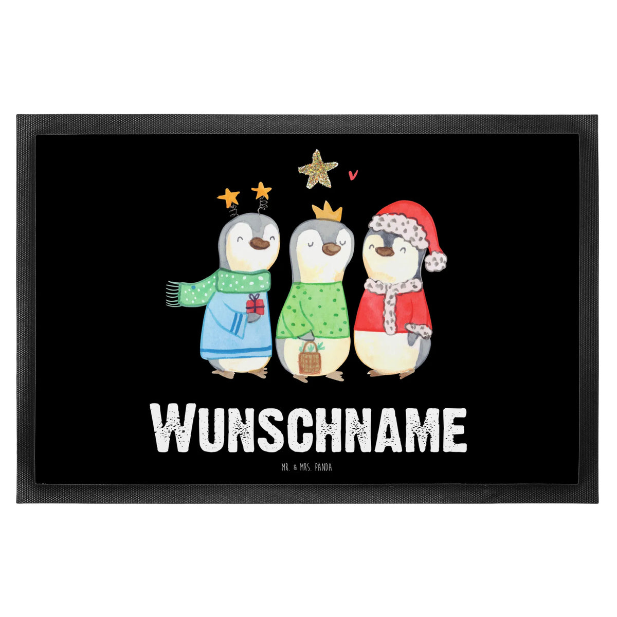 Personalized doormat wintertime Holy Three Kings Winter, Christmas, Christmas time, snow, Christmas present, Christmas Eve, Epiphany, Santa Claus, Christmas days