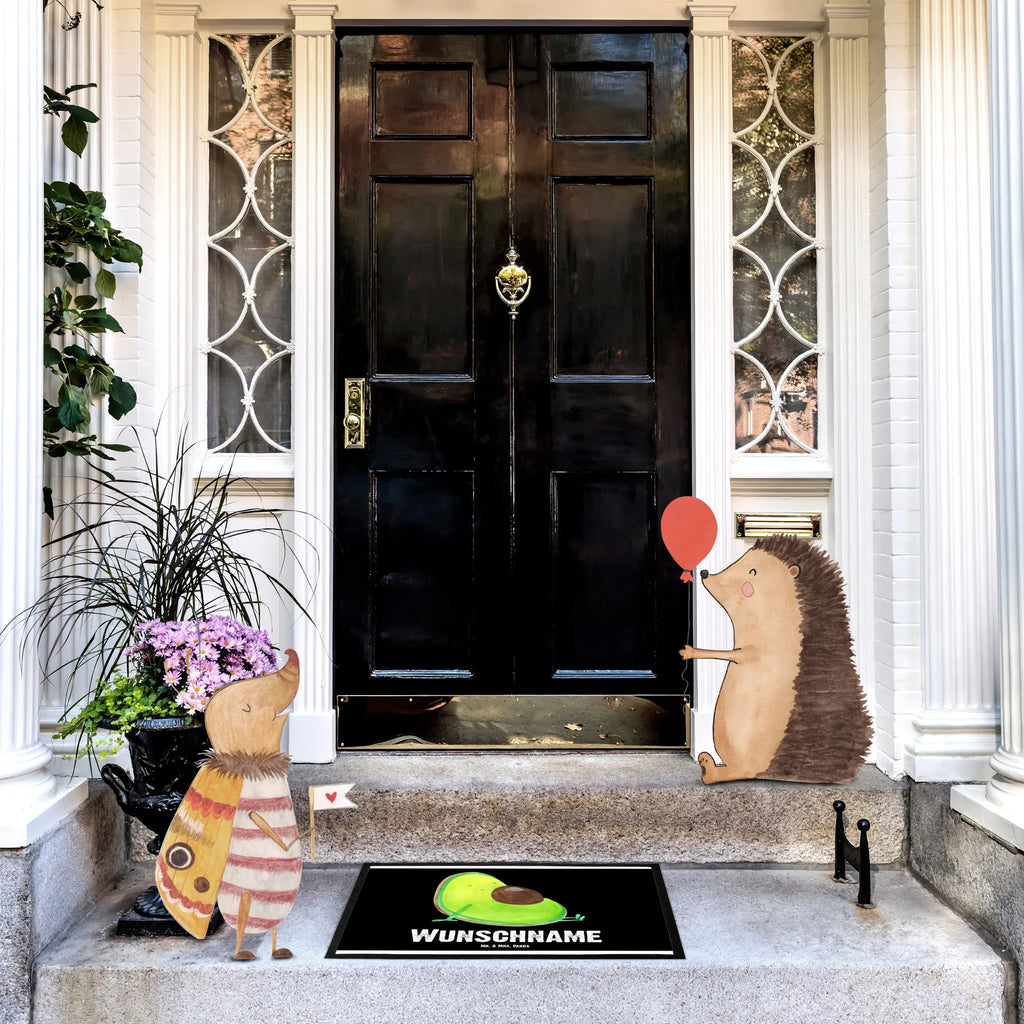 Personalisierte Fußmatte Avocado schwanger Bedrucken, Fußmatte mit Namen, Türvorleger mit Namen, Personalisierte Fußmatte, Türvorleger personalisiert, Fußmatte bedrucken, Personalisieruung, Namensfussmatte, Personalisiert, Wunschnamen, Haustürmatte personalisiert, Avocado, Veggie, Vegan, Gesund, Schwangerschaft, schwanger, Babyshower, Babyparty