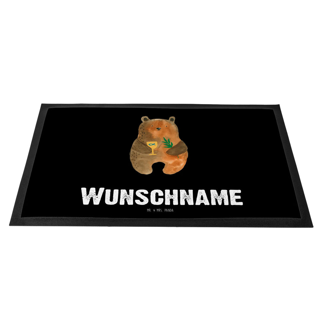 Personalisierte Fußmatte Konfirmation-Bär Bedrucken, Personalisierte Fußmatte, Fußmatte mit Namen, Türvorleger personalisiert, Personalisieruung, Haustürmatte personalisiert, Fußmatte bedrucken, Wunschnamen, Türvorleger mit Namen, Namensfussmatte, Personalisiert, Bär, Teddy, Teddybär, Konfirmation, Gottesdienst, evangelisch, Kirche