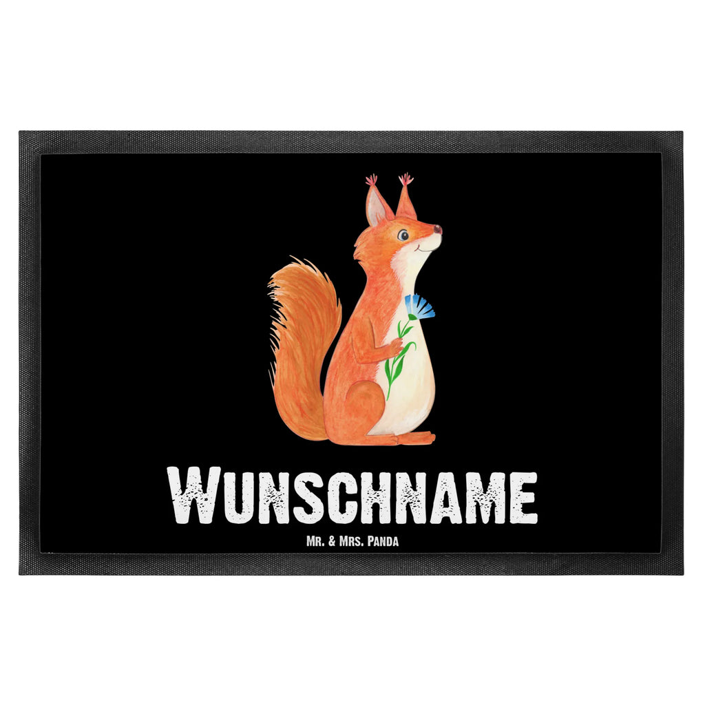 Personalisierte Fußmatte Eichhörnchen Blume Namensfussmatte, personalisierung, Türvorleger personalisiert, Personalisiert, Bedrucken, Fußmatte mit Namen, Haustürmatte personalisiert, Fußmatte bedrucken, Türvorleger mit Namen, Personalisierte Fußmatte, Wunschnamen, lustige Sprüche, Tiere, Tiermotive, Gute Laune, Spaß, Lachen, Eichhörnchen, glücklich Spruch, Spruch positiv, Spruch Deko, Motivation Bilder, Motivation Sprüche, Eichhorn