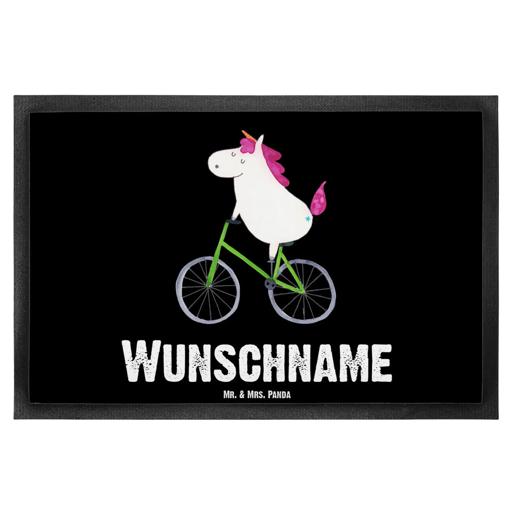 Spersonalizowana wycieraczka Jednorożec Rowerzysta Jednorożec, jednorożce, dekoracje jednorożca, jednorożec