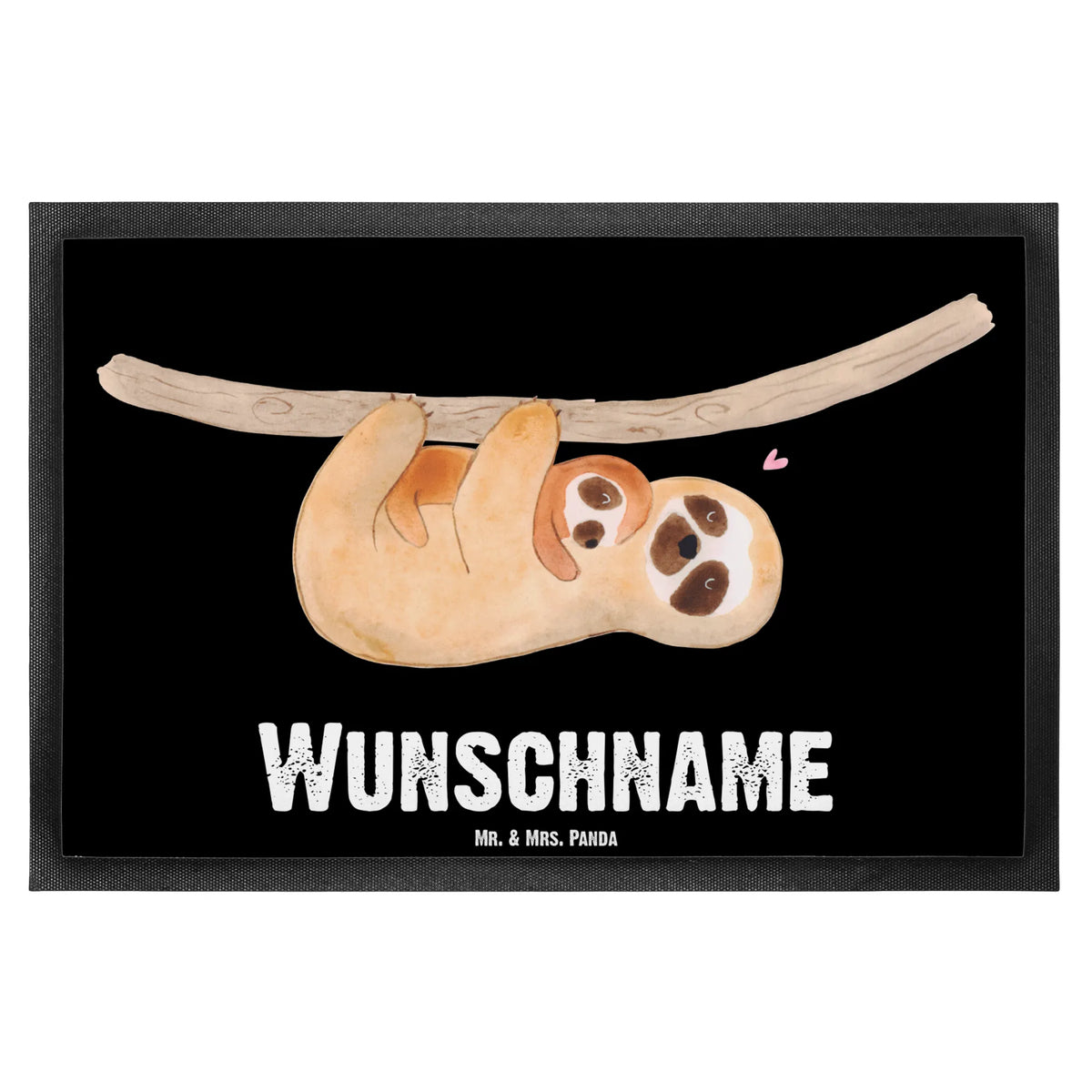 Spersonalizowana wycieraczka leniwiec Dziecko Leniwiec, prezent z leniwcem, dekoracja z leniwcem