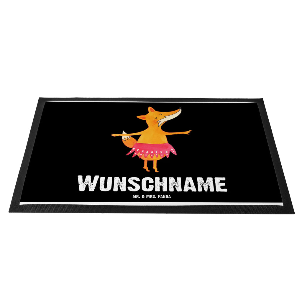 Personalisierte Fußmatte Fuchs Ballerina Wunschnamen, Namensfussmatte, Türvorleger mit Namen, Fußmatte mit Namen, Personalisierung, Bedrucken, Fußmatte Bedrucken, Personalisiert, Personalisierte Fußmatte, Haustürmatte Personalisiert, Türvorleger Personalisiert, Fuchs, Tänzerin, Fuchs Spruch, Füchsin, Tanzen, Einladung, Ballerina, Party, Geburtstag, Ballett, Füchse