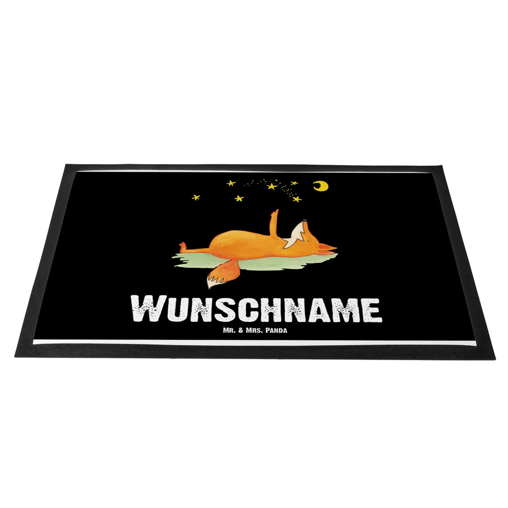 Personalized doormat Fox Stars fox, foxes, forest wildlife, clever as a fox, animal lover, Saying positive, words of consolation, Always Look on the Bright Side of Life, Romance, Fox, Saying beautiful