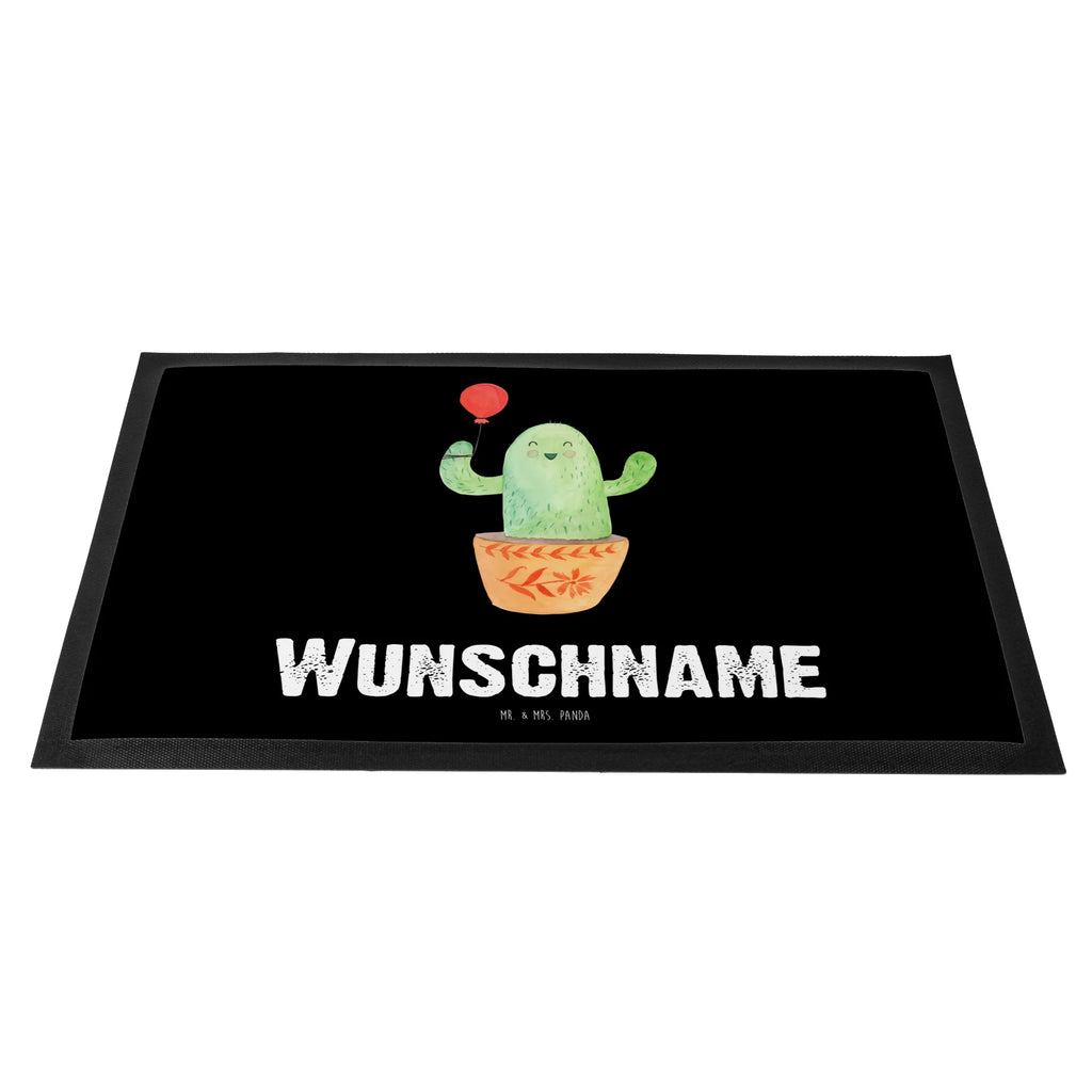 Personalisierte Fußmatte Kaktus Luftballon Personalisieruung, Wunschnamen, Personalisiert, Türvorleger mit Namen, Haustürmatte personalisiert, Bedrucken, Namensfussmatte, Fußmatte bedrucken, Türvorleger personalisiert, Personalisierte Fußmatte, Fußmatte mit Namen, Kaktus, Kakteen, Ausbildung, Neustart, Freund, Stress, Prüfung, Büroalltag, Luftballon, Büro, Freundin, Freude
