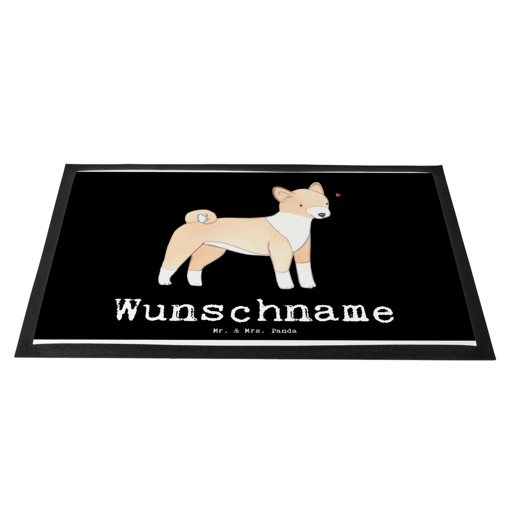 Personalisierte Fußmatte Basenji Lebensretter Personalisierte Fußmatte, Türvorleger mit Namen, Wunschnamen, Personalisiert, Türvorleger personalisiert, Bedrucken, Haustürmatte personalisiert, Personalisieruung, Fußmatte mit Namen, Fußmatte bedrucken, Namensfussmatte, Hund, Hunderasse, Rassehund, Hundebesitzer, Geschenk, Tierfreund, Schenken, Welpe, Kongo-Terrier, Basenji