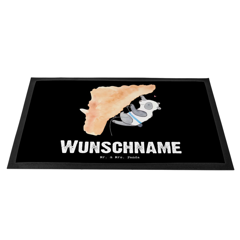 Personalisierte Fußmatte Panda Klettern Haustürmatte personalisiert, Personalisiert, Wunschnamen, Personalisierte Fußmatte, Personalisieruung, Fußmatte bedrucken, Bedrucken, Fußmatte mit Namen, Türvorleger mit Namen, Türvorleger personalisiert, Namensfussmatte, Geschenk, Sport, Sportart, Hobby, Schenken, Danke, Dankeschön, Auszeichnung, Gewinn, Sportler, Klettern, Klettersport, Bouldern, Kletterhalle
