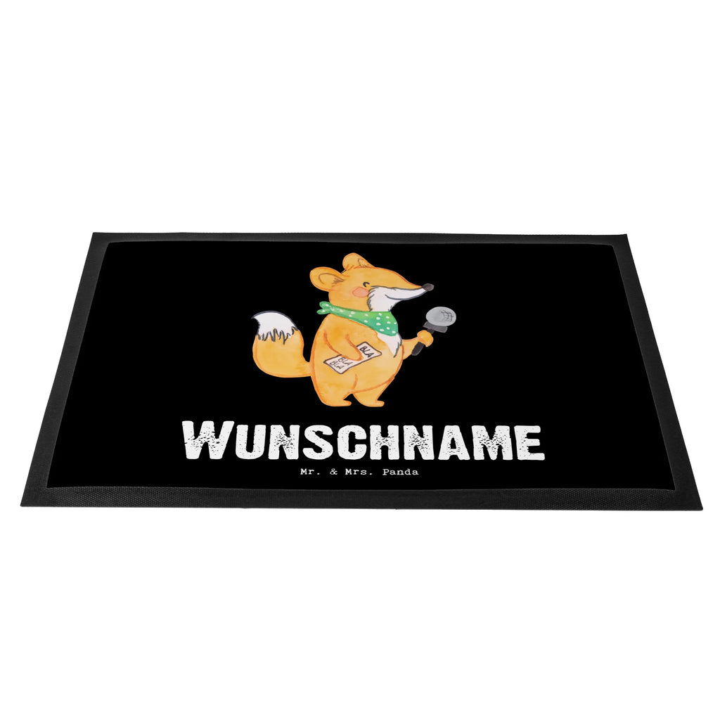 Personalisierte Fußmatte Journalist mit Herz Personalisiert, Bedrucken, Namensfussmatte, Fußmatte bedrucken, Fußmatte mit Namen, Haustürmatte personalisiert, Personalisierte Fußmatte, Wunschnamen, Türvorleger personalisiert, Türvorleger mit Namen, Personalisieruung, Beruf, Ausbildung, Jubiläum, Abschied, Rente, Kollege, Kollegin, Geschenk, Schenken, Arbeitskollege, Mitarbeiter, Firma, Danke, Dankeschön, Journalist, Pressebüro, Studium, Reporter, Redakteur