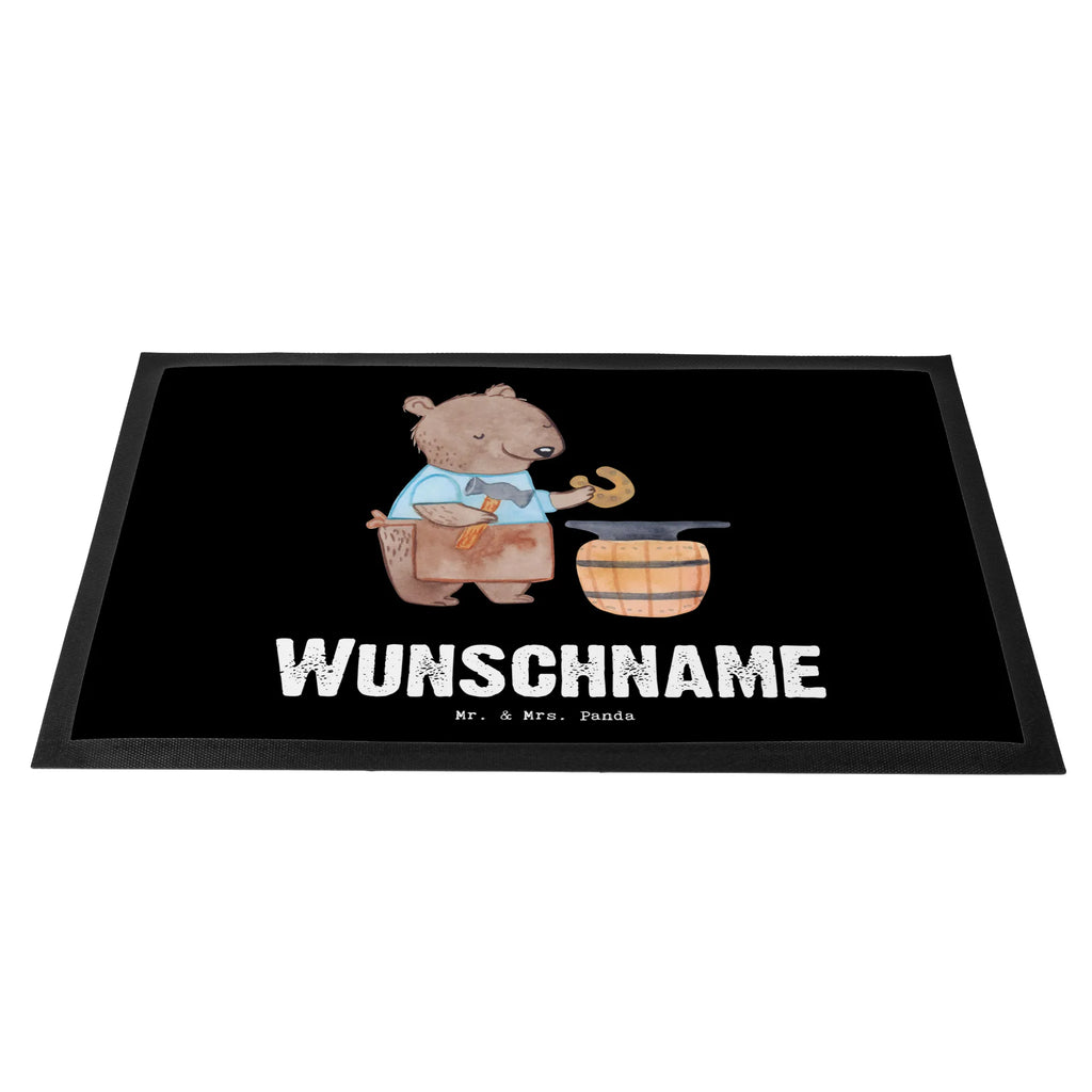 Personalisierte Fußmatte Schmied mit Herz Namensfussmatte, Fußmatte bedrucken, Personalisierte Fußmatte, Personalisiert, Personalisieruung, Bedrucken, Fußmatte mit Namen, Türvorleger mit Namen, Haustürmatte personalisiert, Türvorleger personalisiert, Wunschnamen, Beruf, Ausbildung, Jubiläum, Abschied, Rente, Kollege, Kollegin, Geschenk, Schenken, Arbeitskollege, Mitarbeiter, Firma, Danke, Dankeschön