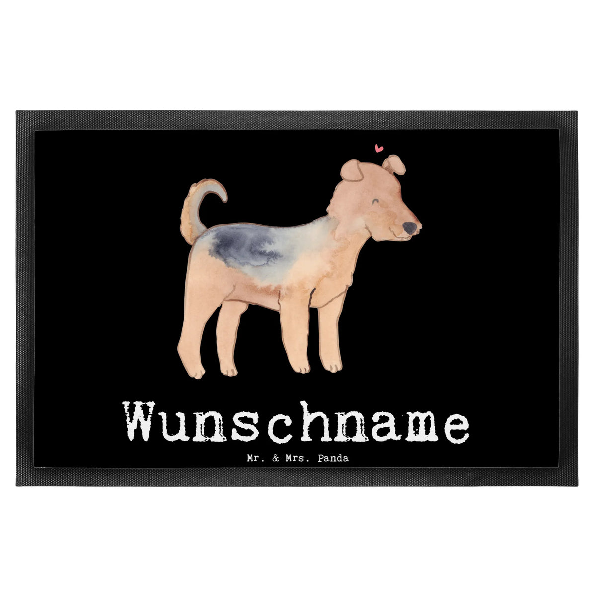Spersonalizowana wycieraczka terier airedale Ratujący życie Pies, rasa psa, pies rasowy, właściciel psa, prezent, miłośnik zwierząt, dawanie, szczeniak