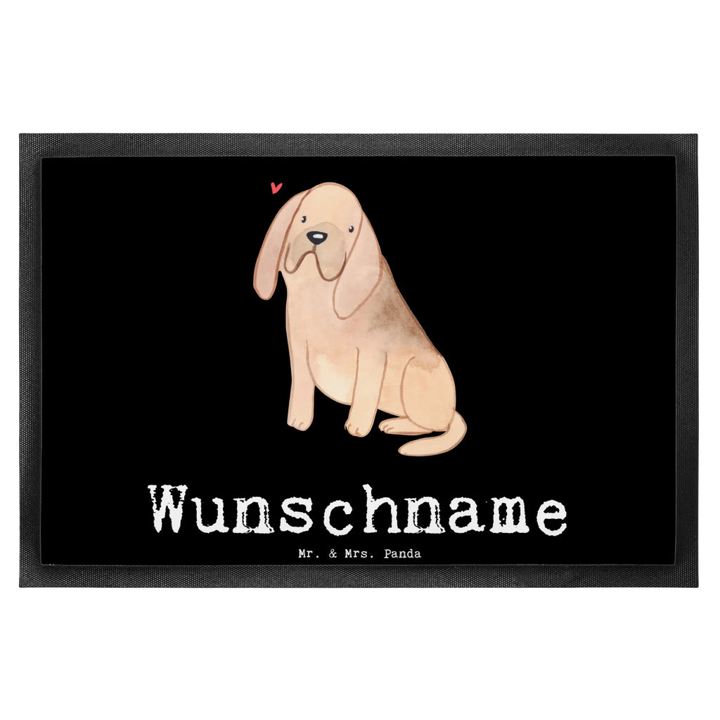 Personalisierte Fußmatte Bloodhound Lebensretter Haustürmatte personalisiert, Fußmatte bedrucken, Personalisieruung, Türvorleger mit Namen, Bedrucken, Namensfussmatte, Wunschnamen, Personalisiert, Fußmatte mit Namen, Türvorleger personalisiert, Personalisierte Fußmatte, Hund, Hunderasse, Rassehund, Hundebesitzer, Geschenk, Tierfreund, Schenken, Welpe, St. Hubertushund, Bloodhound, Chien de Saint Hubert, Bluthund
