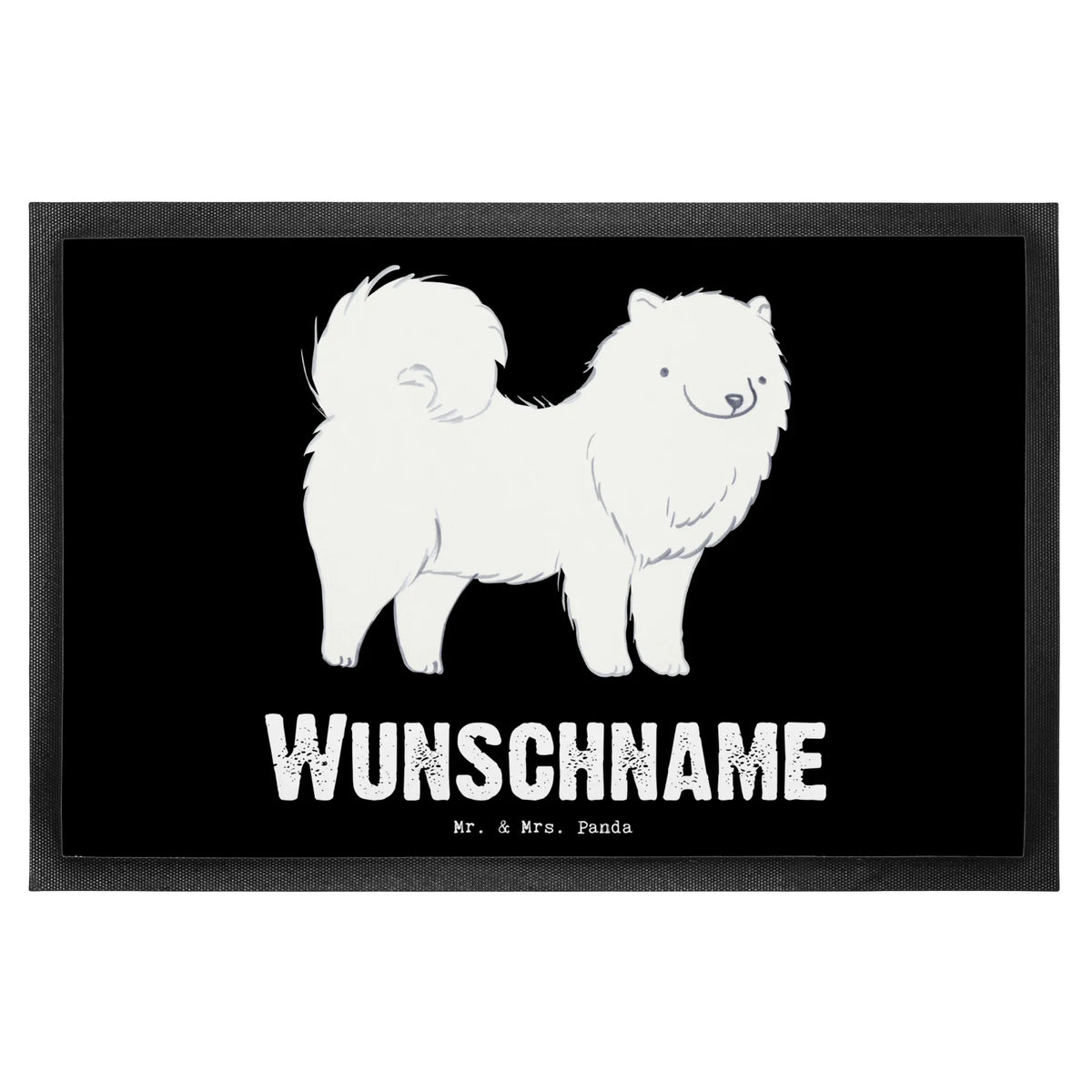 Personalized doormat Samoyed Lifesaver Dog, dog breed, purebred dog, dog owner, gift, animal lover, giving, puppy