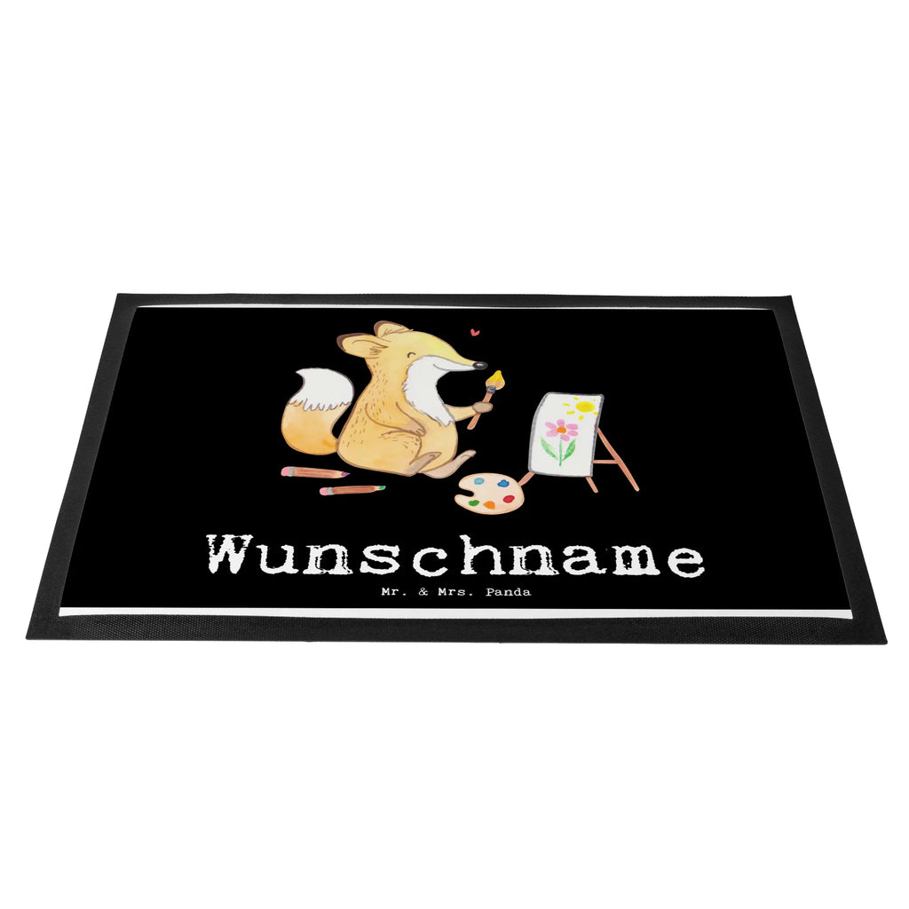 Personalized doormat Fox To paint Gift, sport, hobby, giving, thank you, award, profit, athlete, drawing, hobby artist, Painting, artist